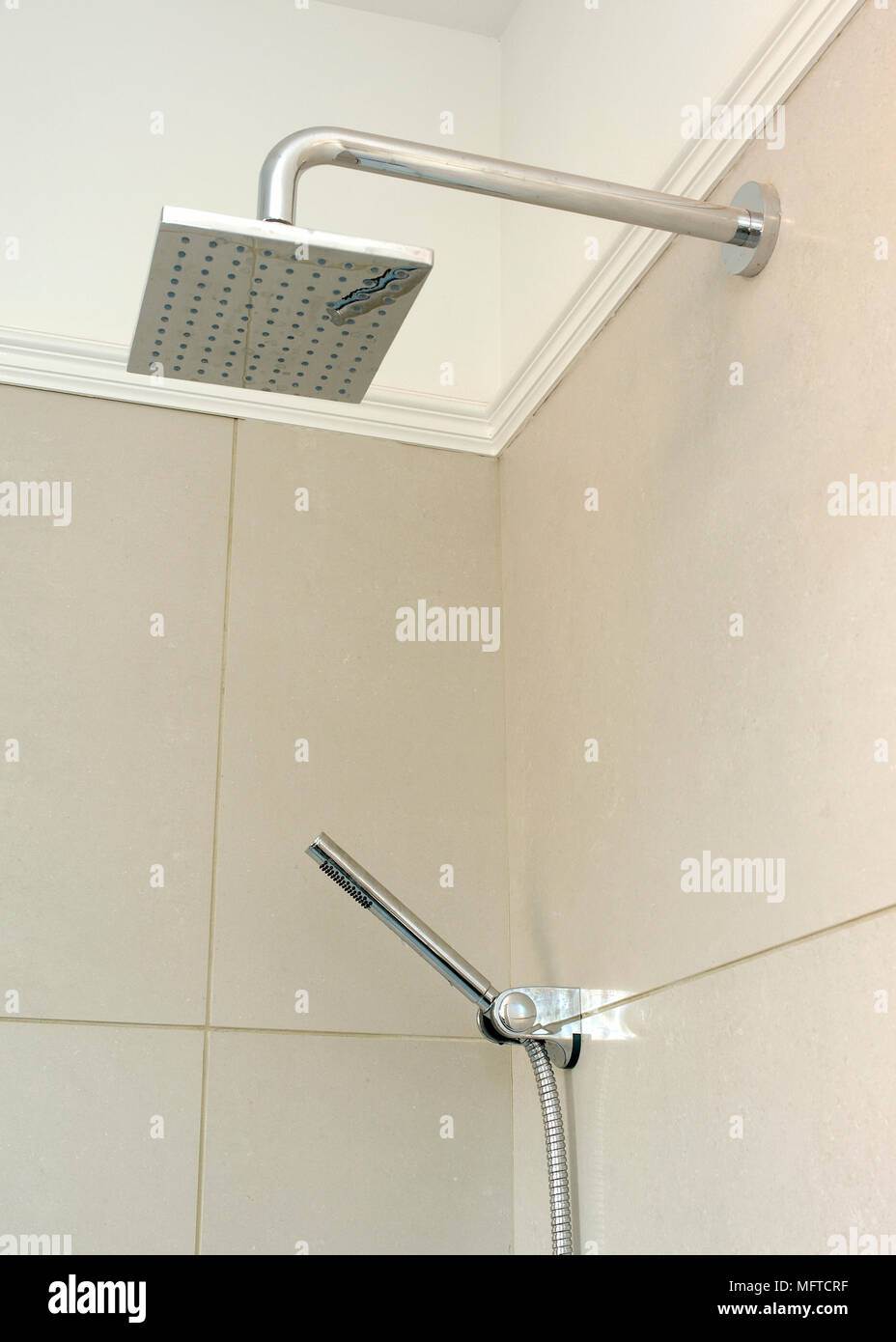 Shower tap fitting Stock Photo