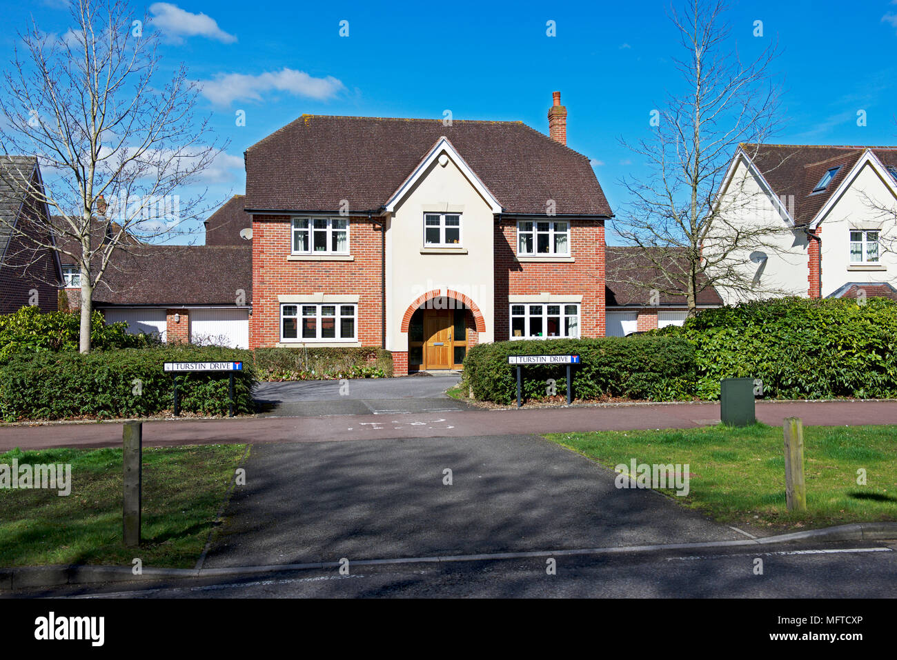 Houses in Elvetham Heath, a planned community near Fleet, Hampshire