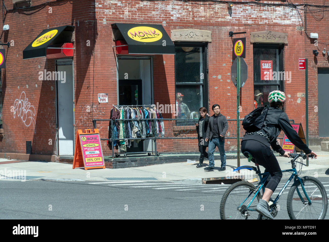 Vintage clothing store in the Greenpoint neighborhood of Brooklyn on