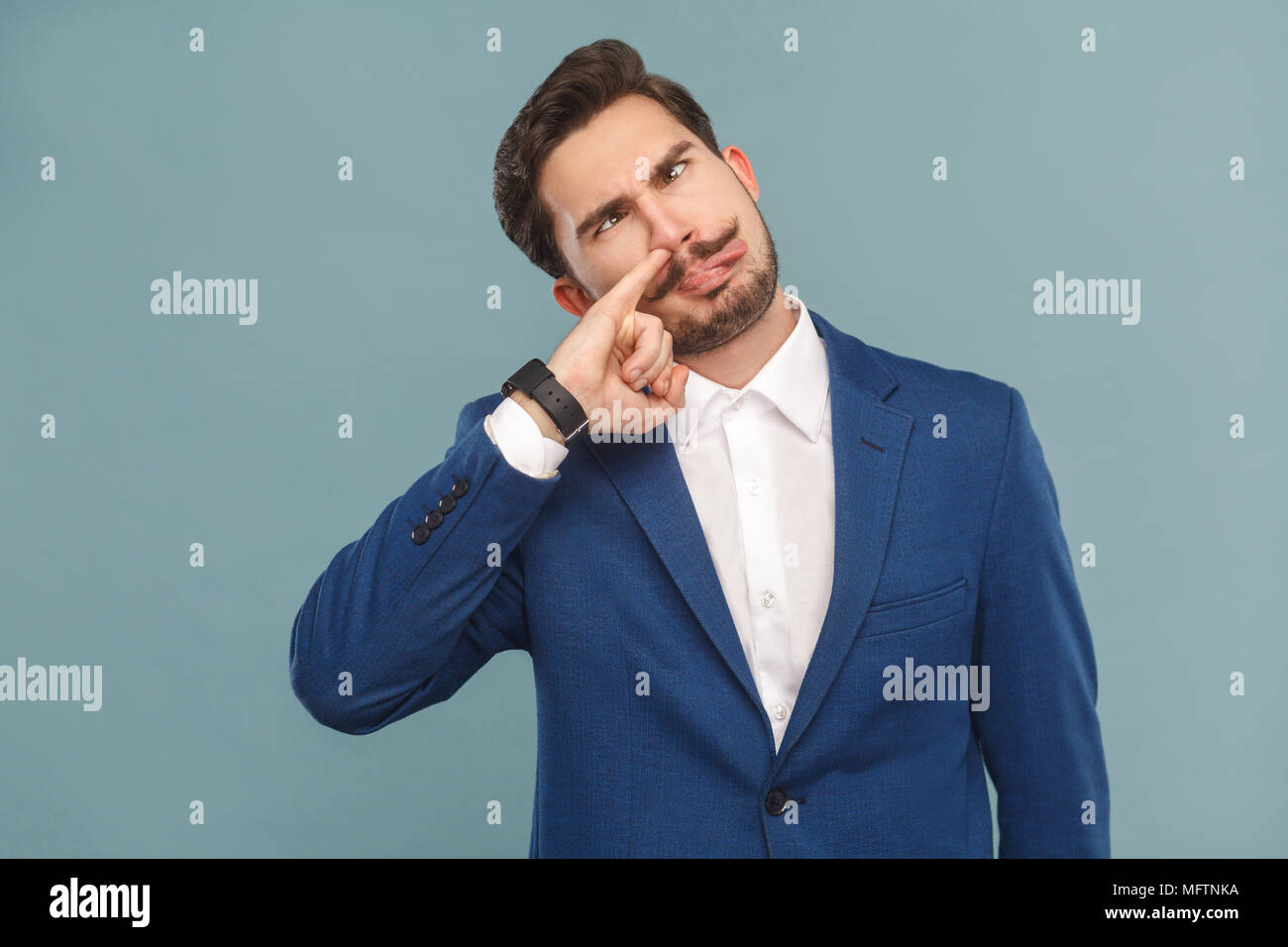 Crazy wacky ugly man stock photo. Image of closeup, crazy - 11673970