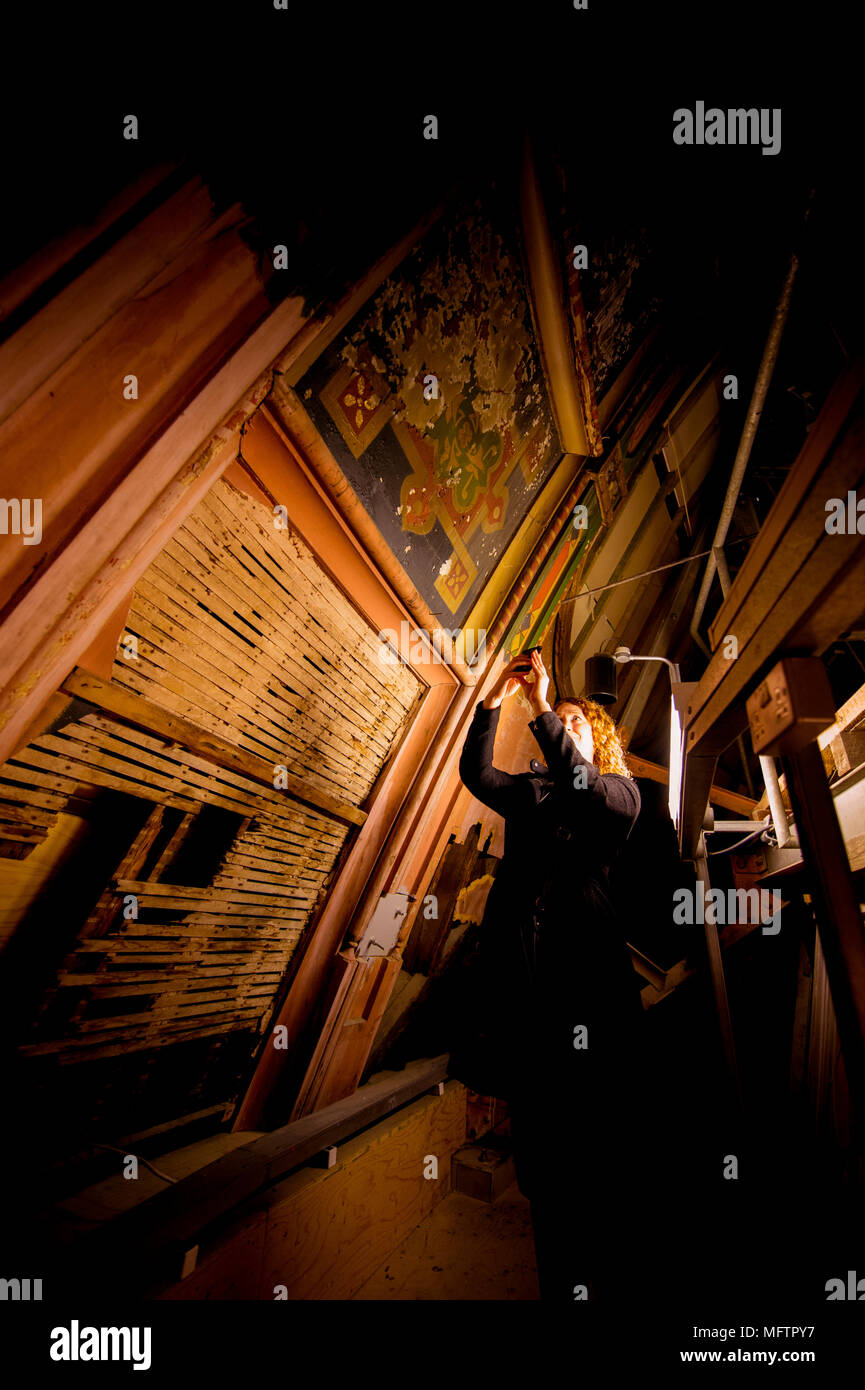Inside the cupola at The Dome Theatre in Brighton photographed in 2014