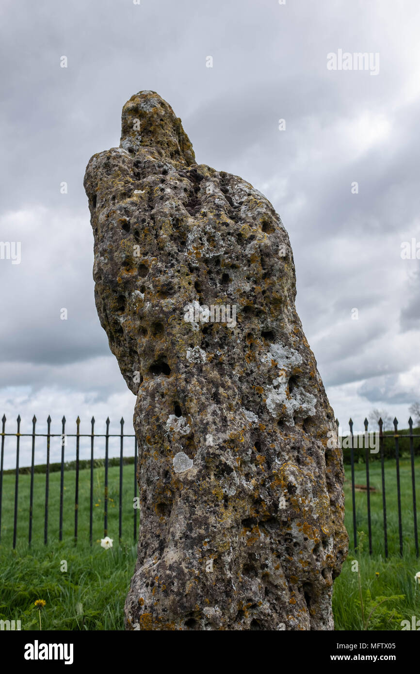 Rollright Stones, Little Rollright, Oxfordshire Stock Photo