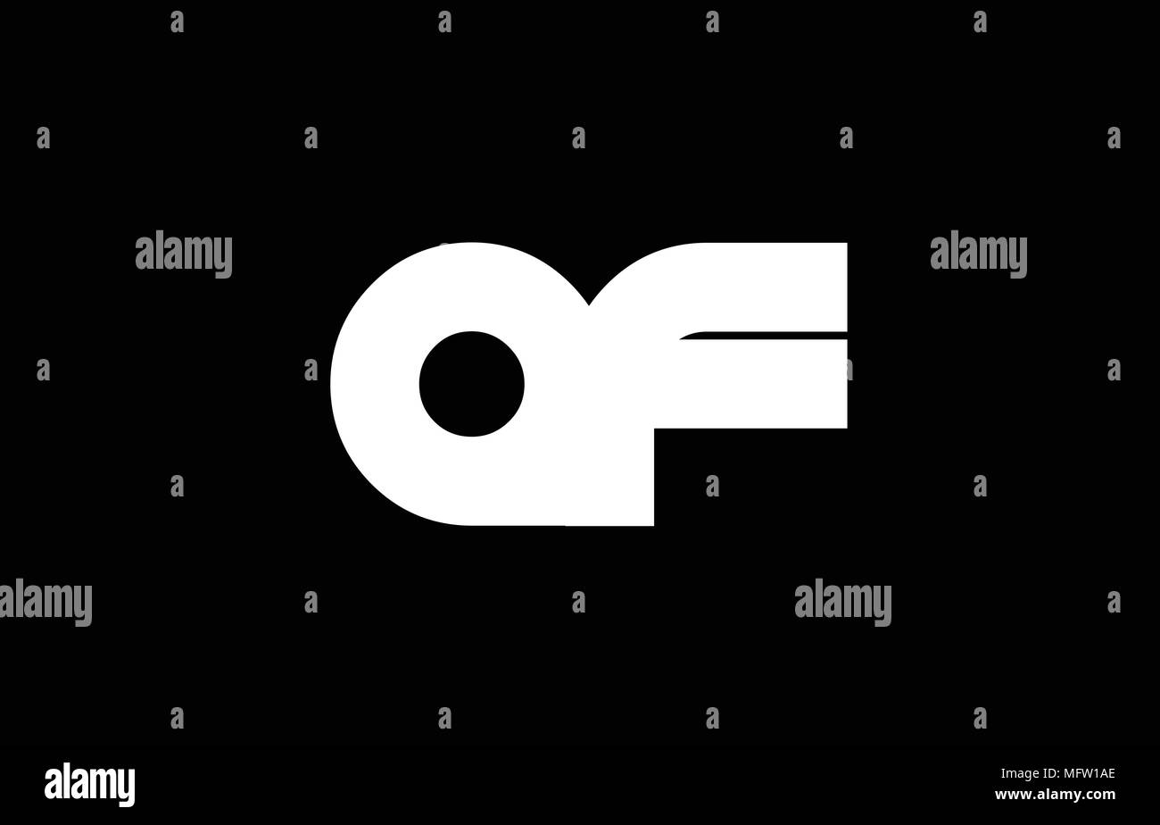 AF A F letter logo combination alphabet vector creative company icon ...