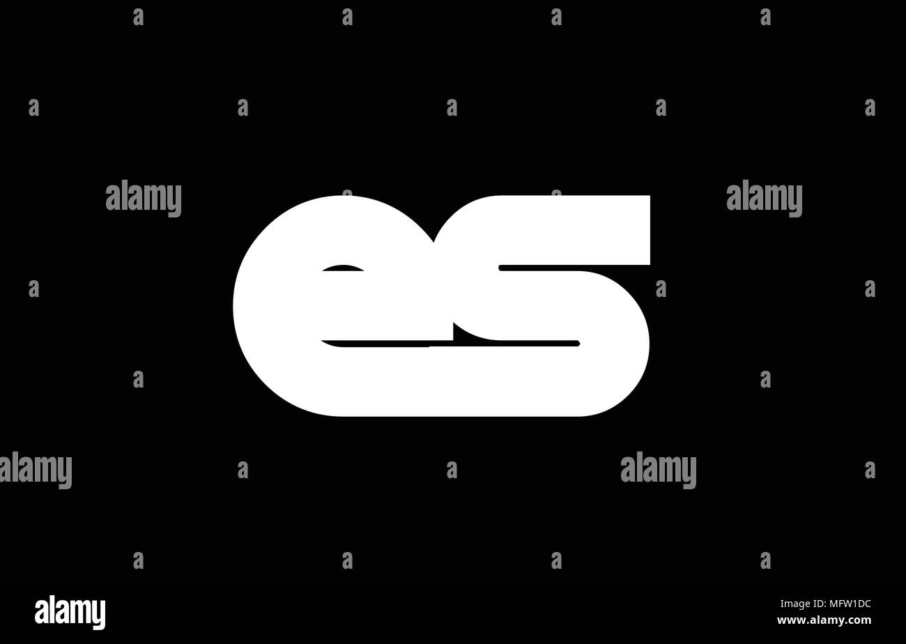 ES E S letter logo combination alphabet vector creative company icon ...