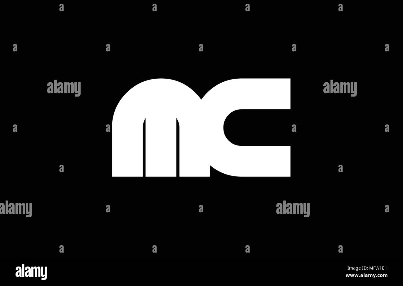 MC M C letter logo combination alphabet vector creative company icon ...