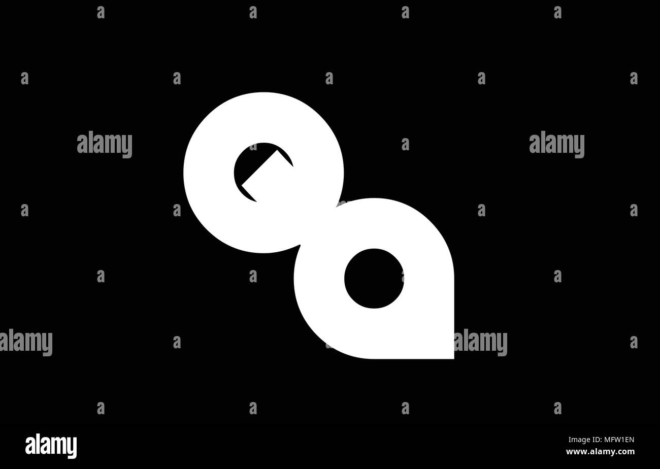 QA Q A letter logo combination alphabet vector creative company icon ...