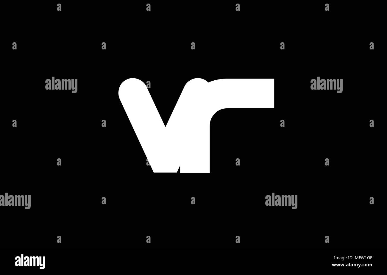VR V R letter logo combination alphabet vector creative company icon ...