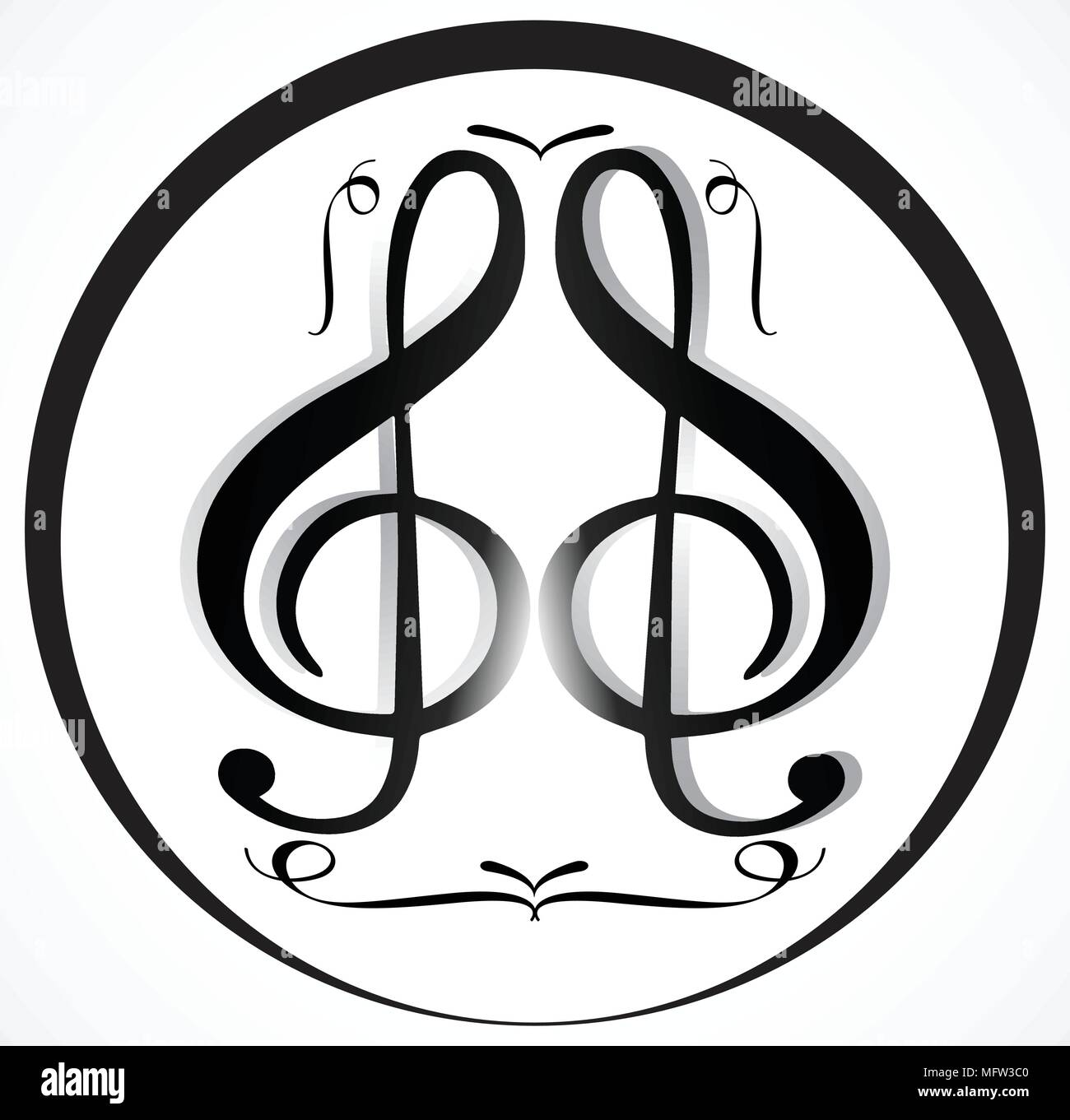 G Clef Symbol Drawing