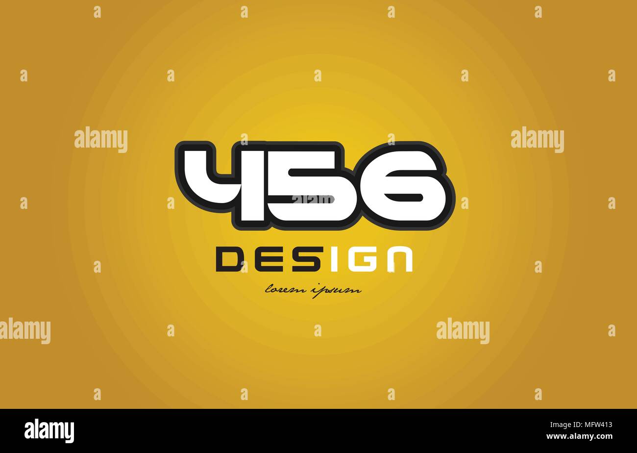 Number 456 Stock Vector Images - Alamy