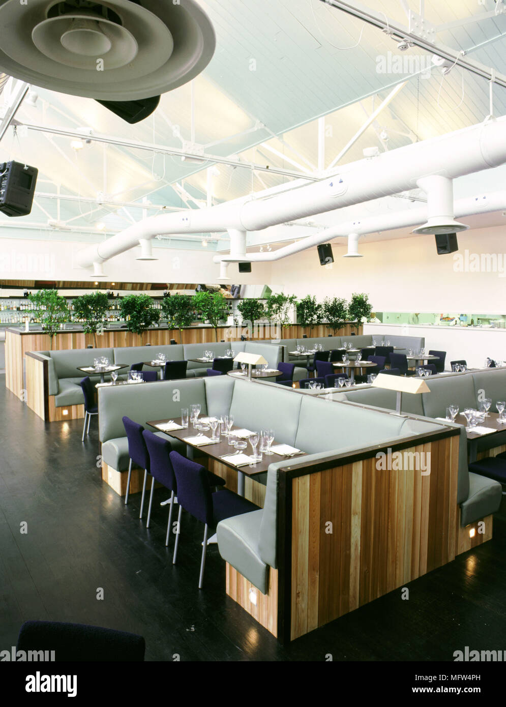 Interior of the Bush Bar and Grill Interiors bars restaurants modern