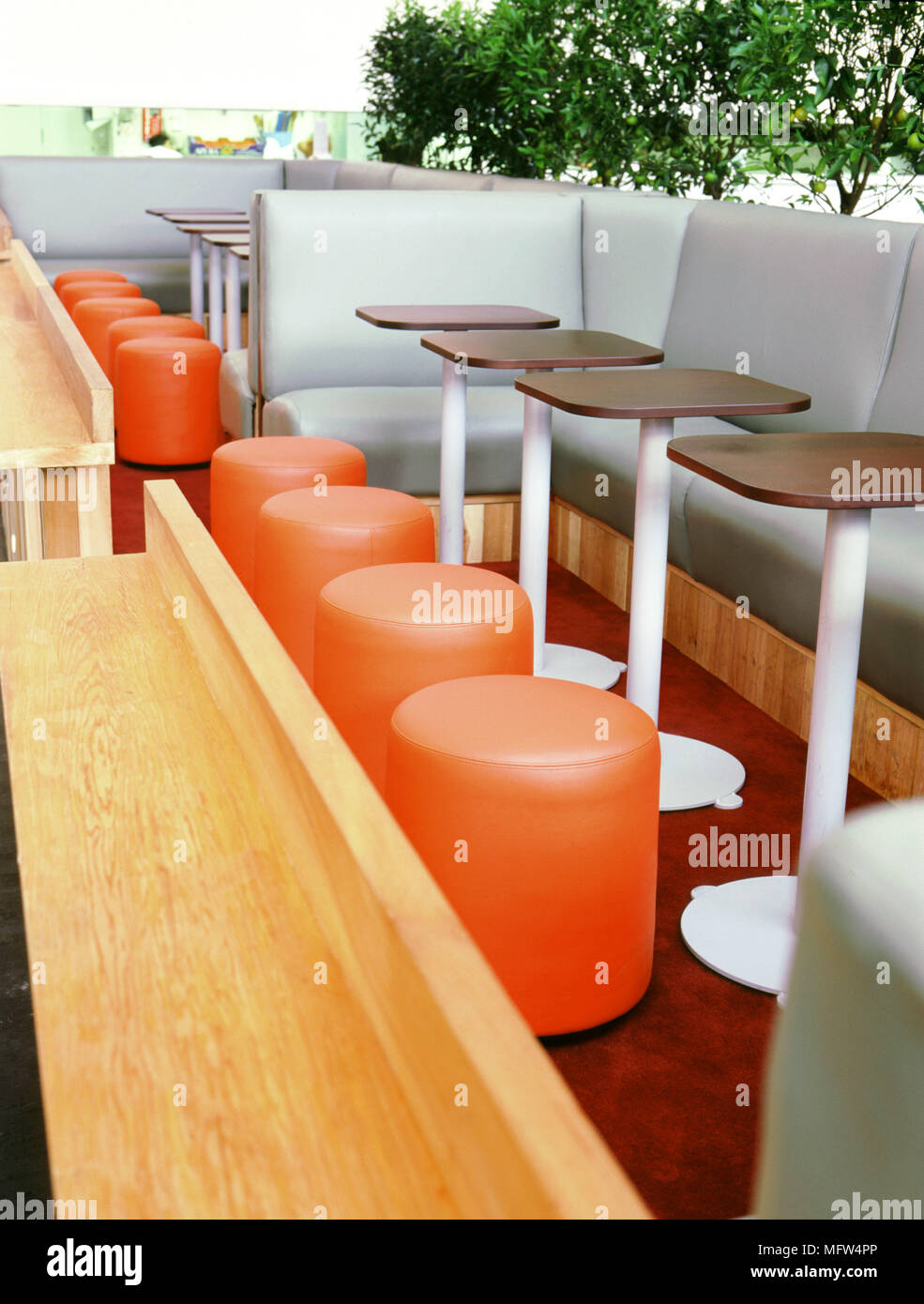 Interior of the Bush Bar and Grill Interiors bars restaurants modern