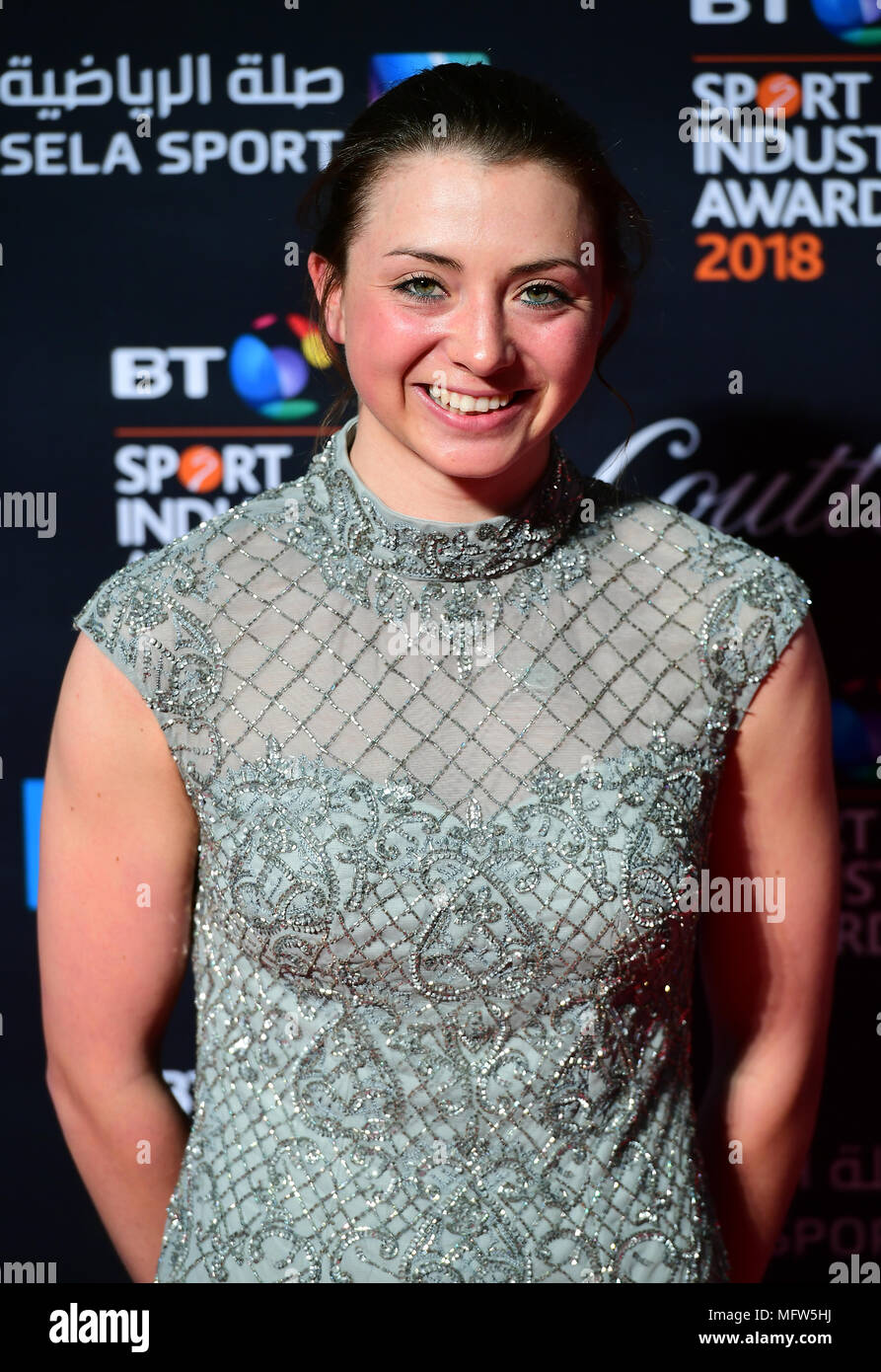 attending the BT Sport Industry Awards 2018 held at Battersea Evolution