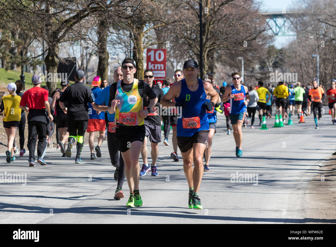 2018 Scotiabank Montreal Half Marathon Stock Photo Alamy