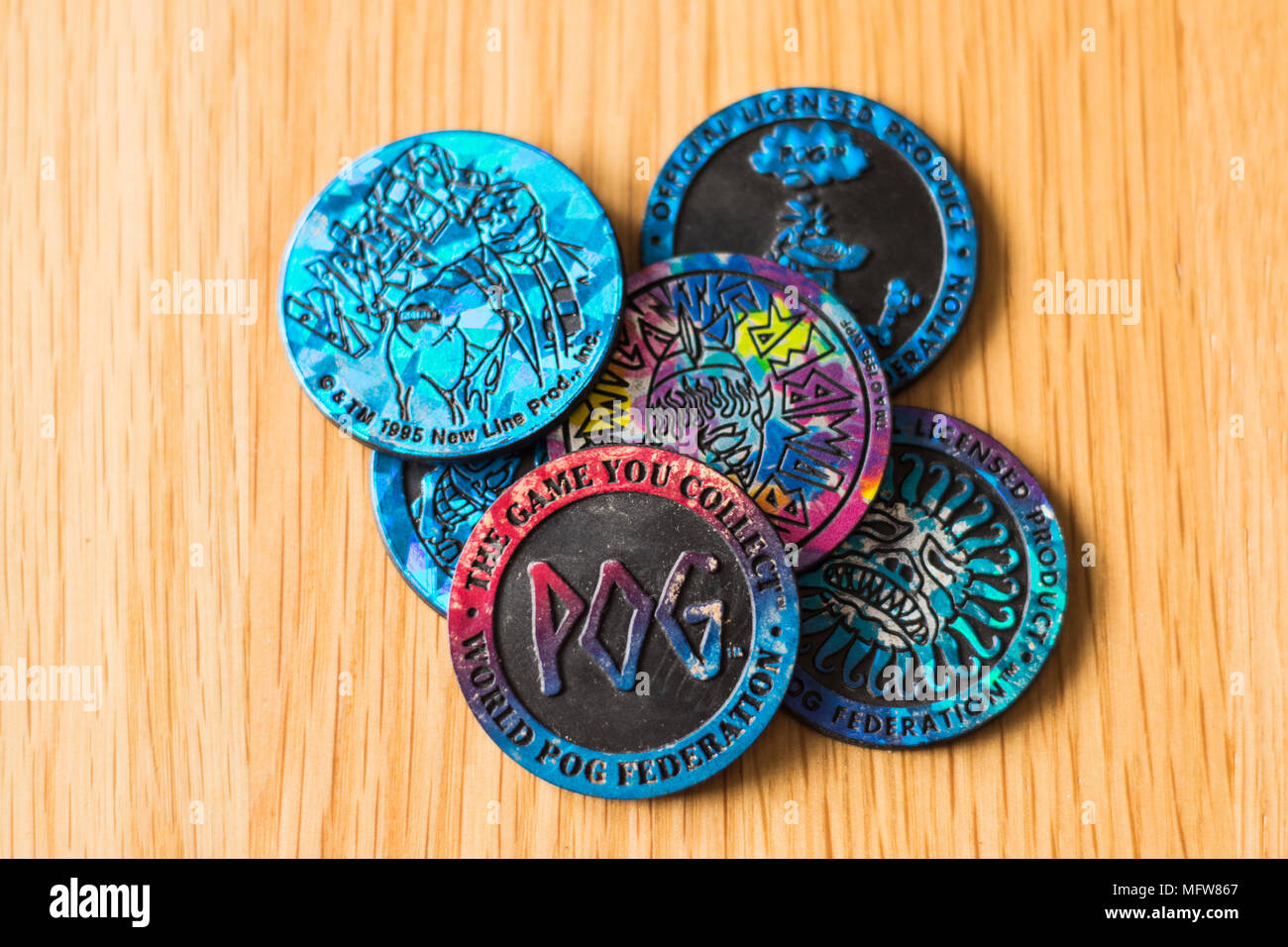 Pog slammers hi-res stock photography and images - Alamy
