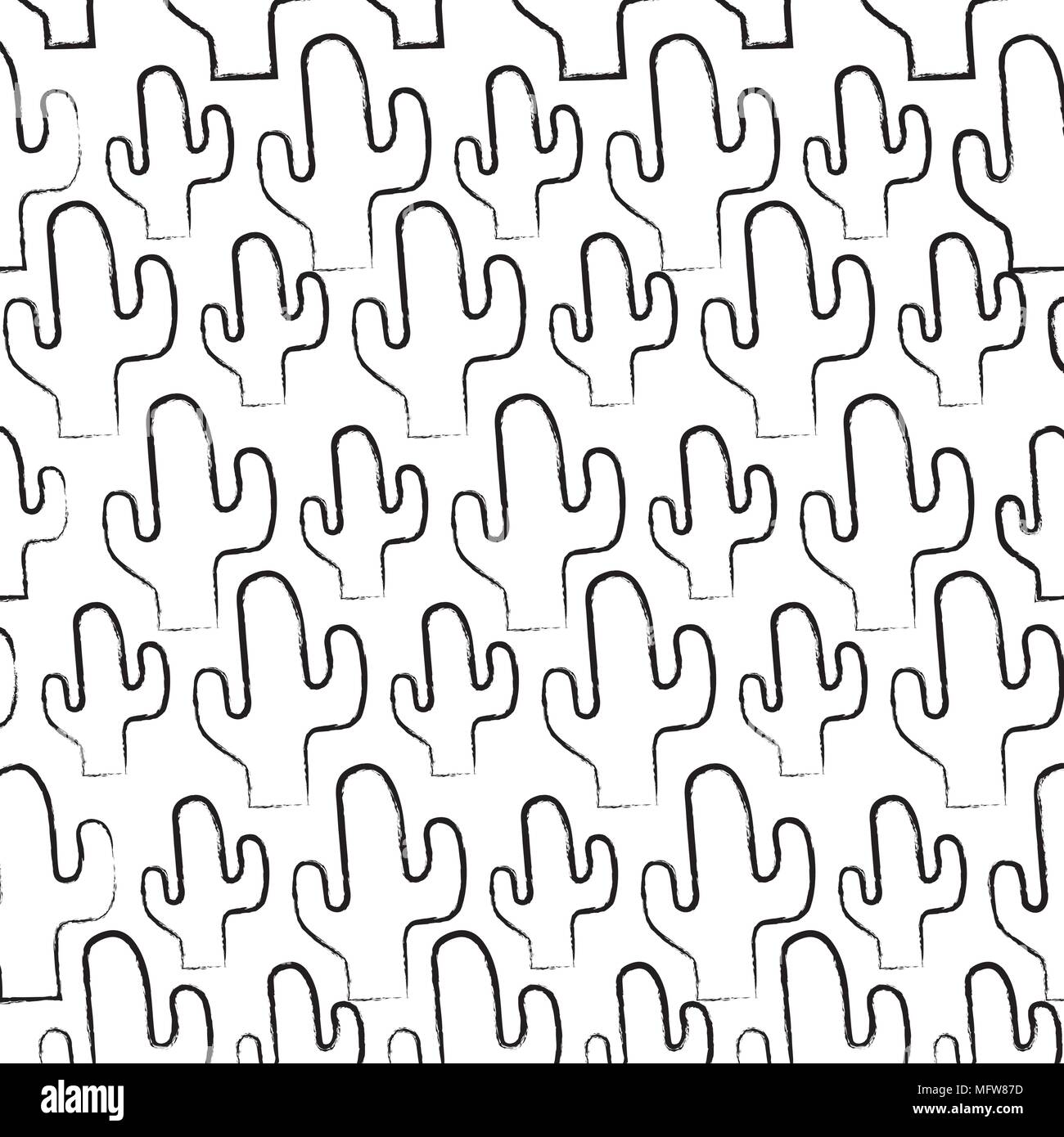 background of cactus plant design, vector illustration Stock Vector ...