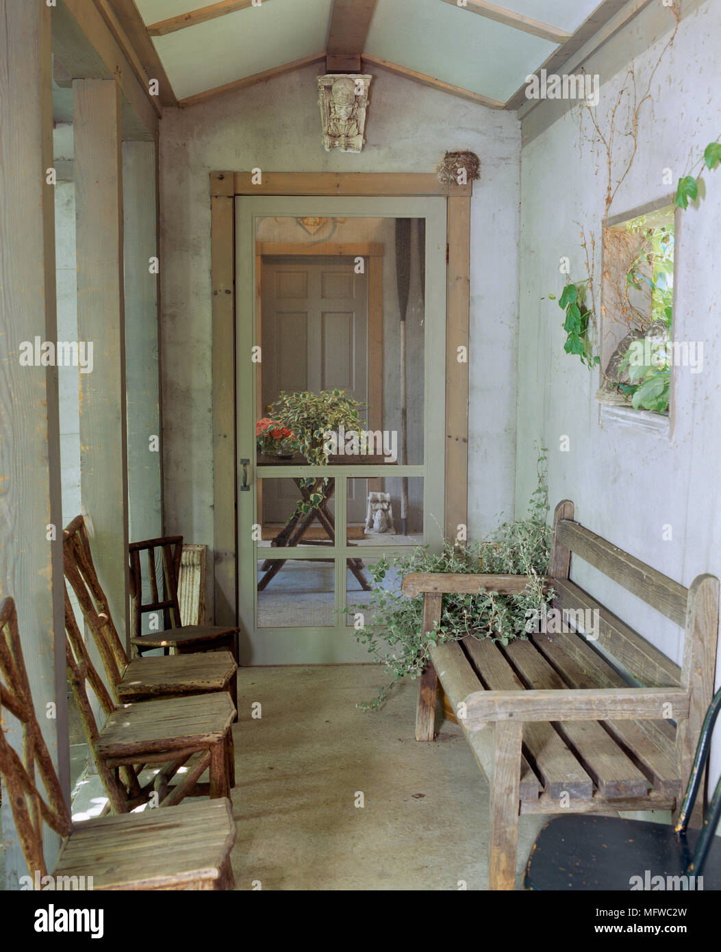 Covered Veranda High Resolution Stock Photography and Images - Alamy