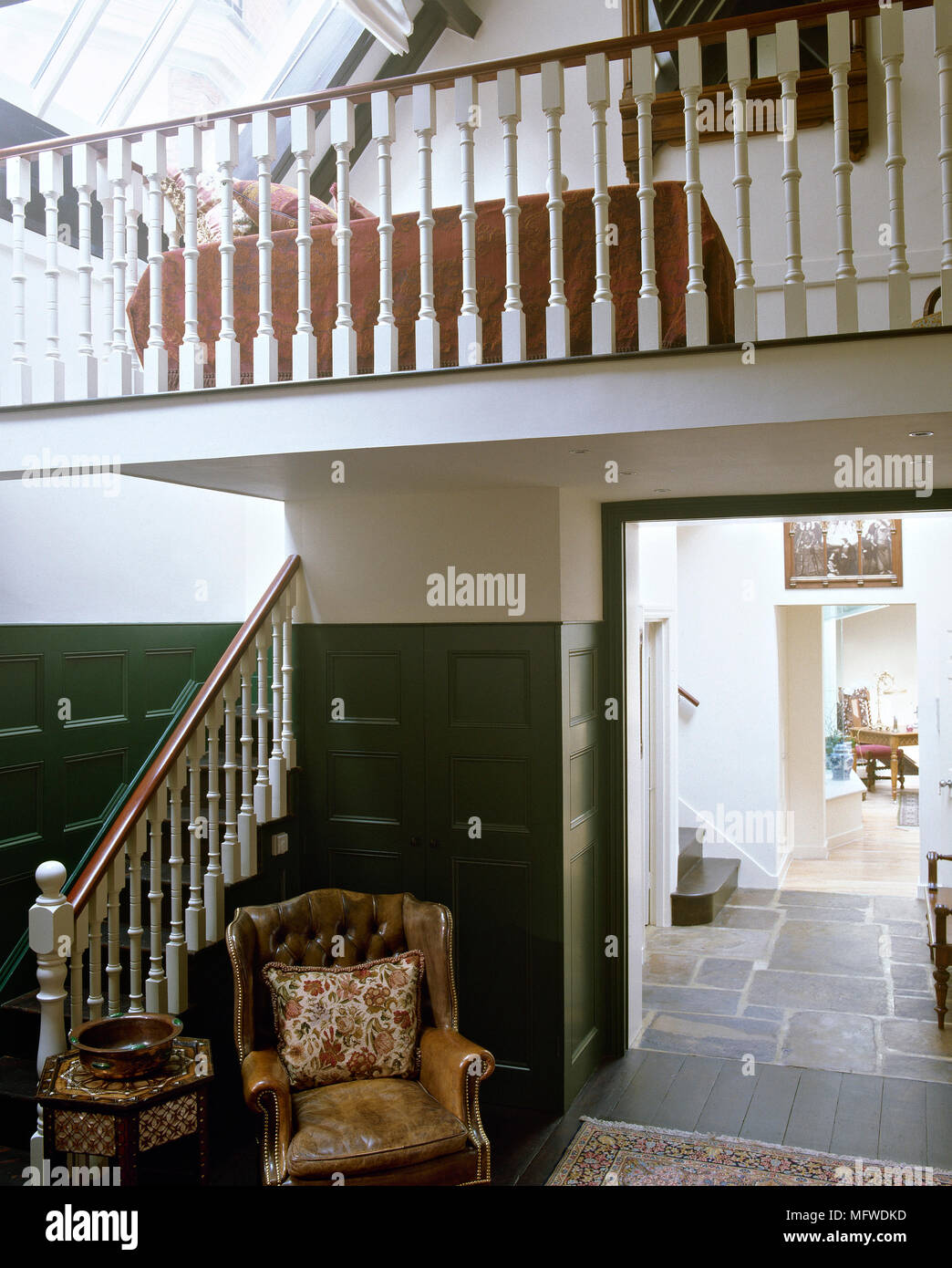 Gallery Bedroom On Mezzanine Floor Staircase And Leather