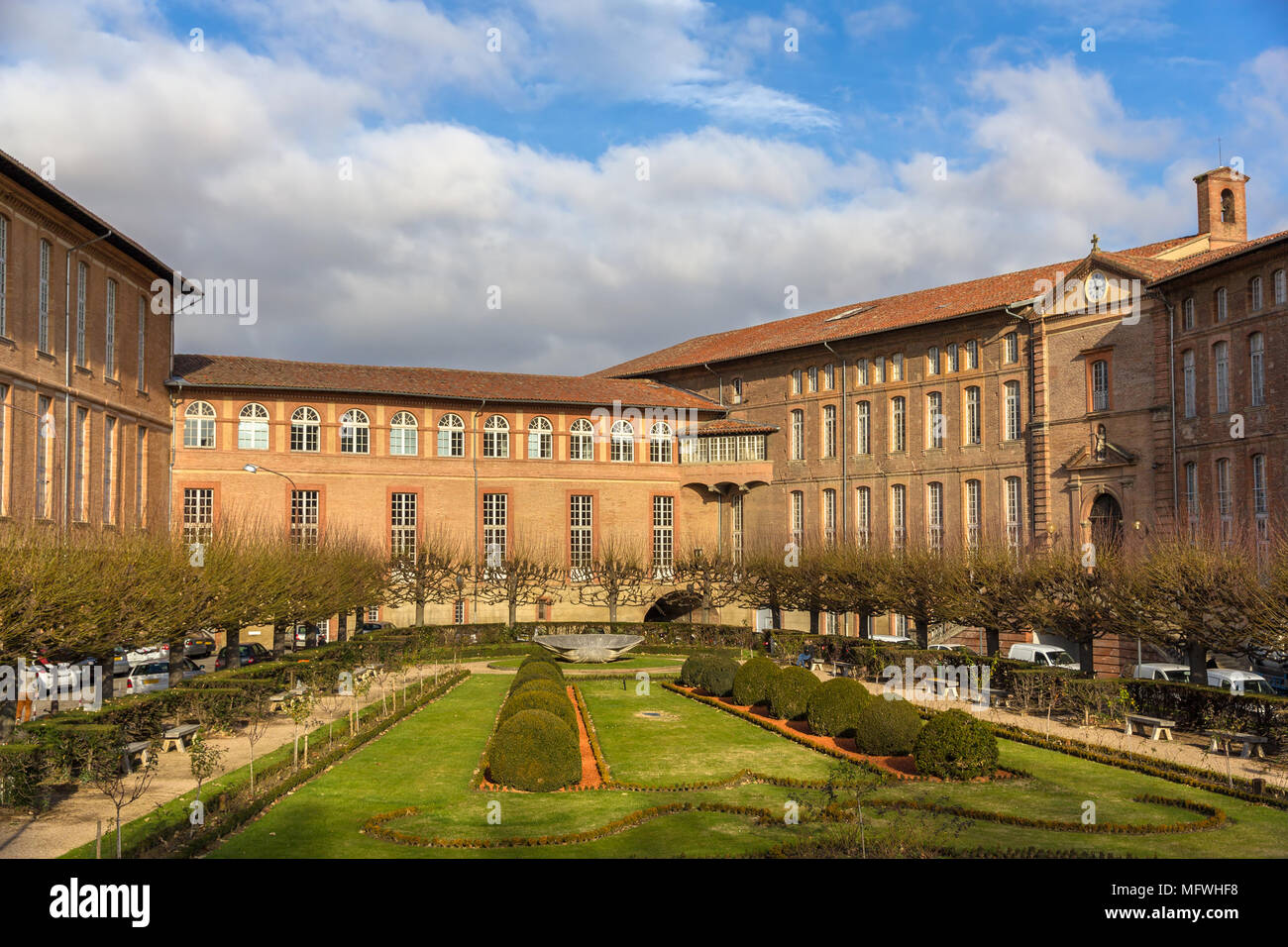 Hospital Hotel-Dieu Saint-Jacques in Toulouse Stock Photo