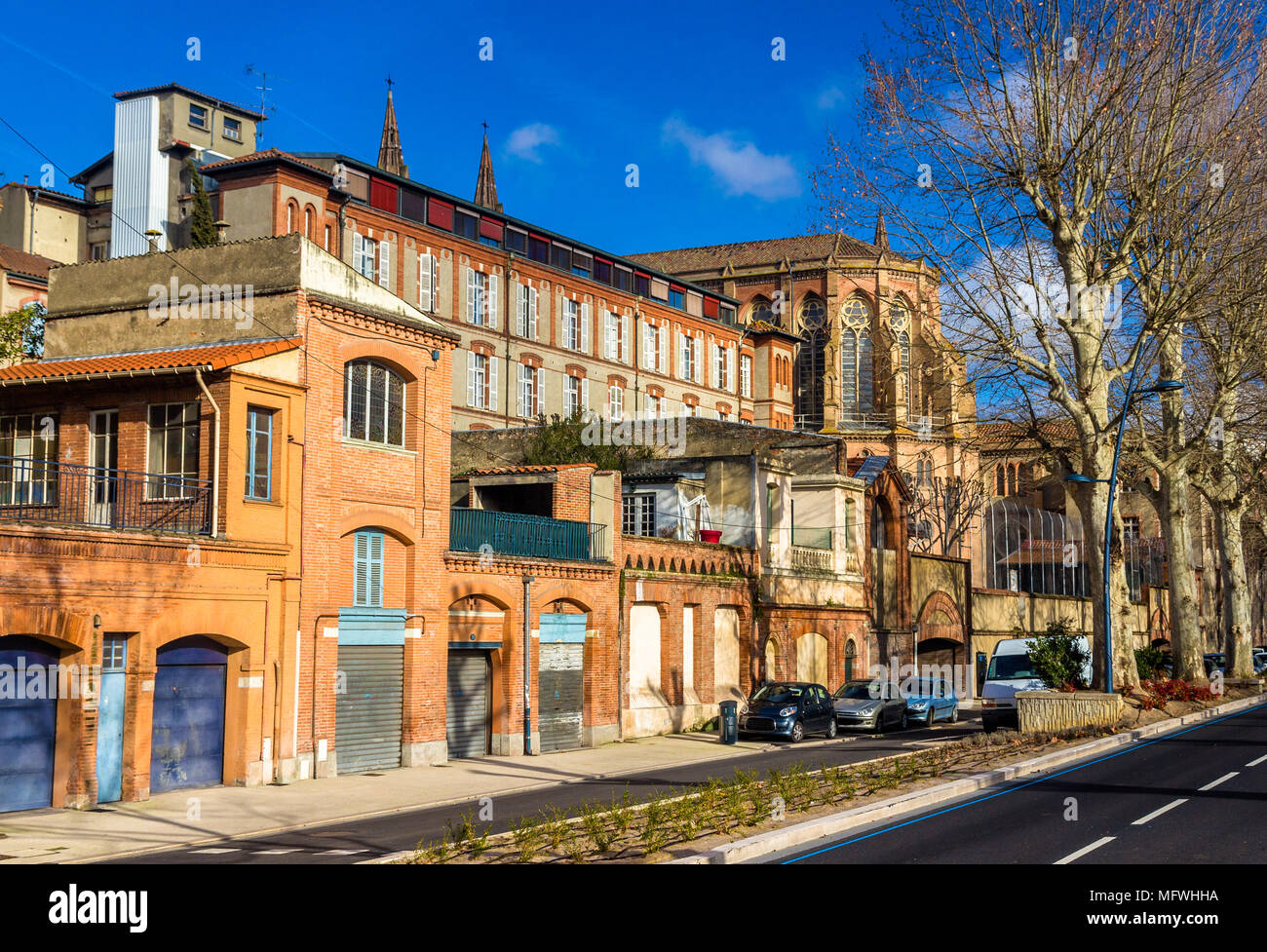 View of the Church of Gesu in Toulouse - France Stock Photo