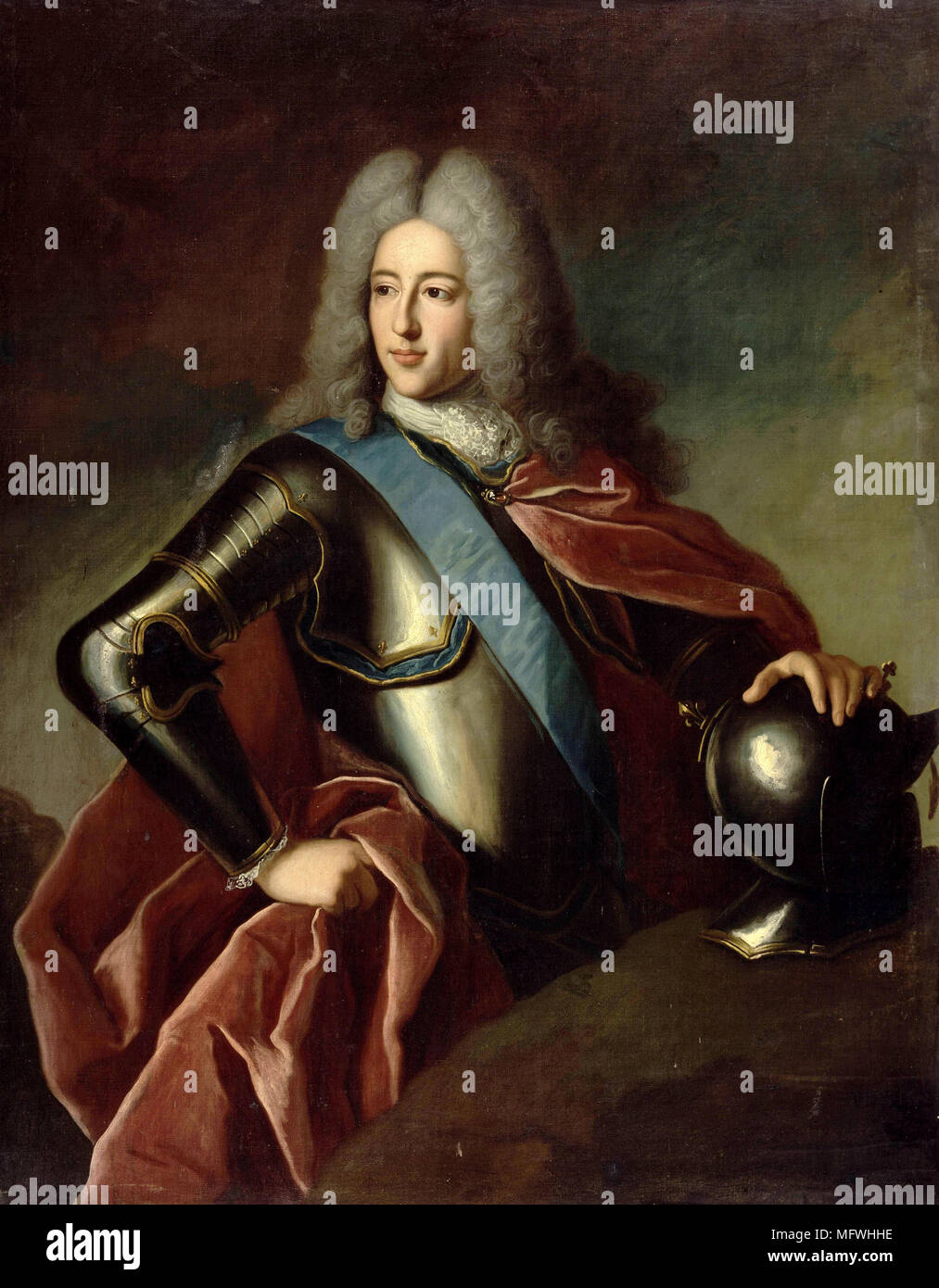 Louis Henri de Bourbon, Prince of Condé, Duke of Bourbon (1692-1740) prime minister of France 1723 to 1726. Stock Photo