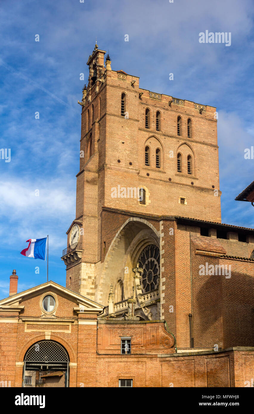 Cathedral St. Etienne of Toulouse - France Stock Photo