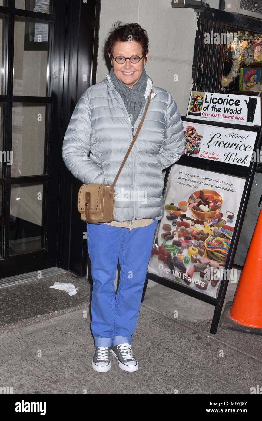 Amanda Bearse out and about in Manhattan in New York, United States