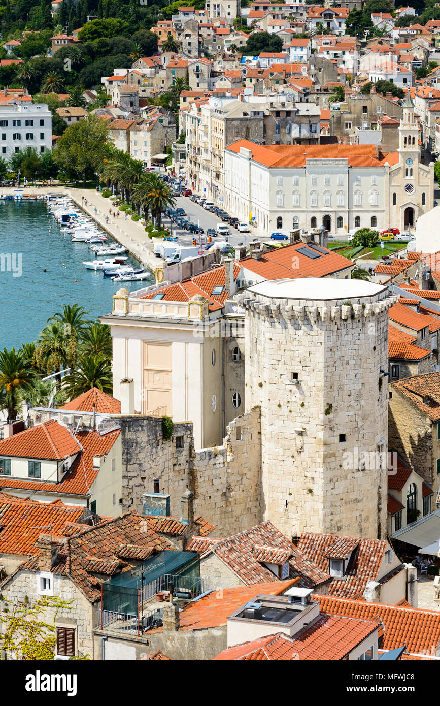 Split, Croatia. It is the second-largest city of Croatia and the largest  city of the region of Dalmatia Stock Photo - Alamy, image size:867x1390