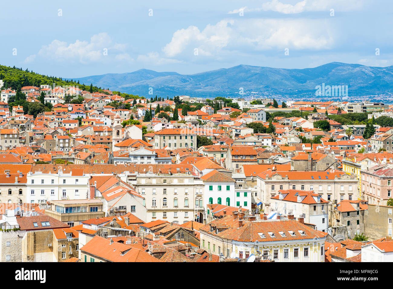 Split, Croatia. It is the second-largest city of Croatia and the largest  city of the region of Dalmatia Stock Photo - Alamy, image size:1300x957
