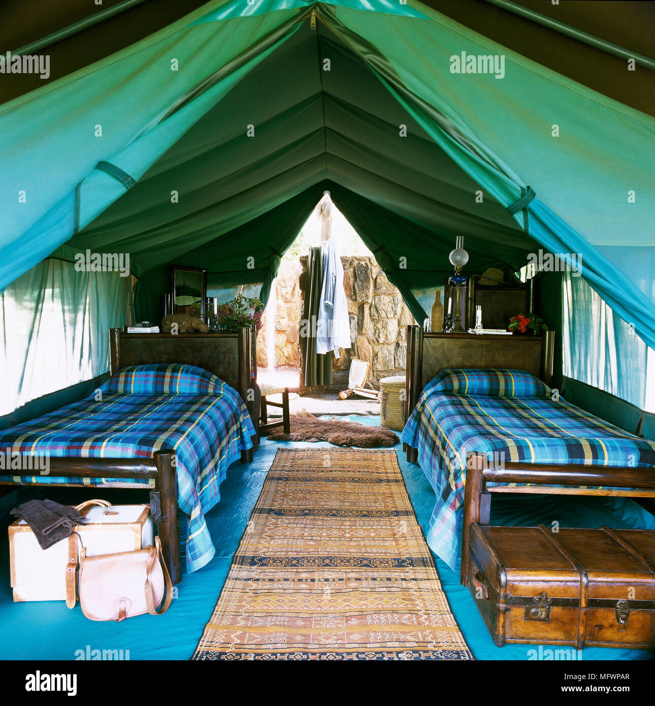 Permanent tent clearance structures