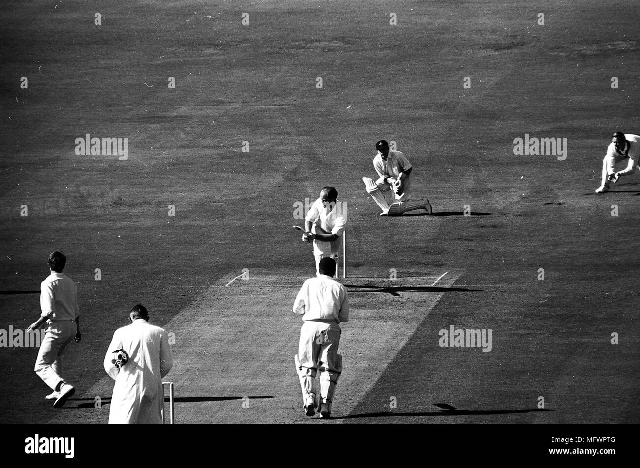 Yorkshire v Lancs May 1966 Stock Photo