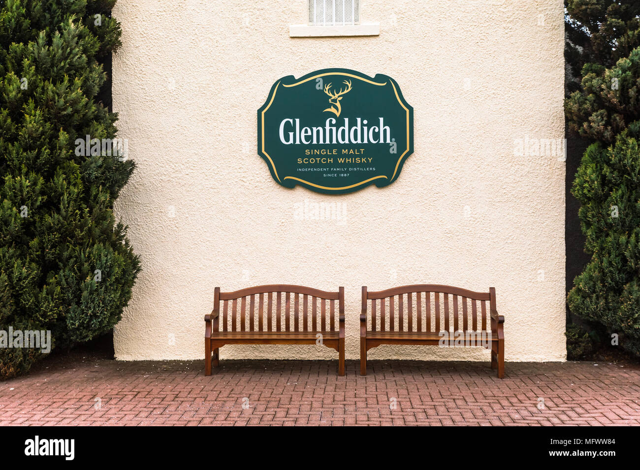 The Glenfiddich whisky distillery, Scotland UK Stock Photo