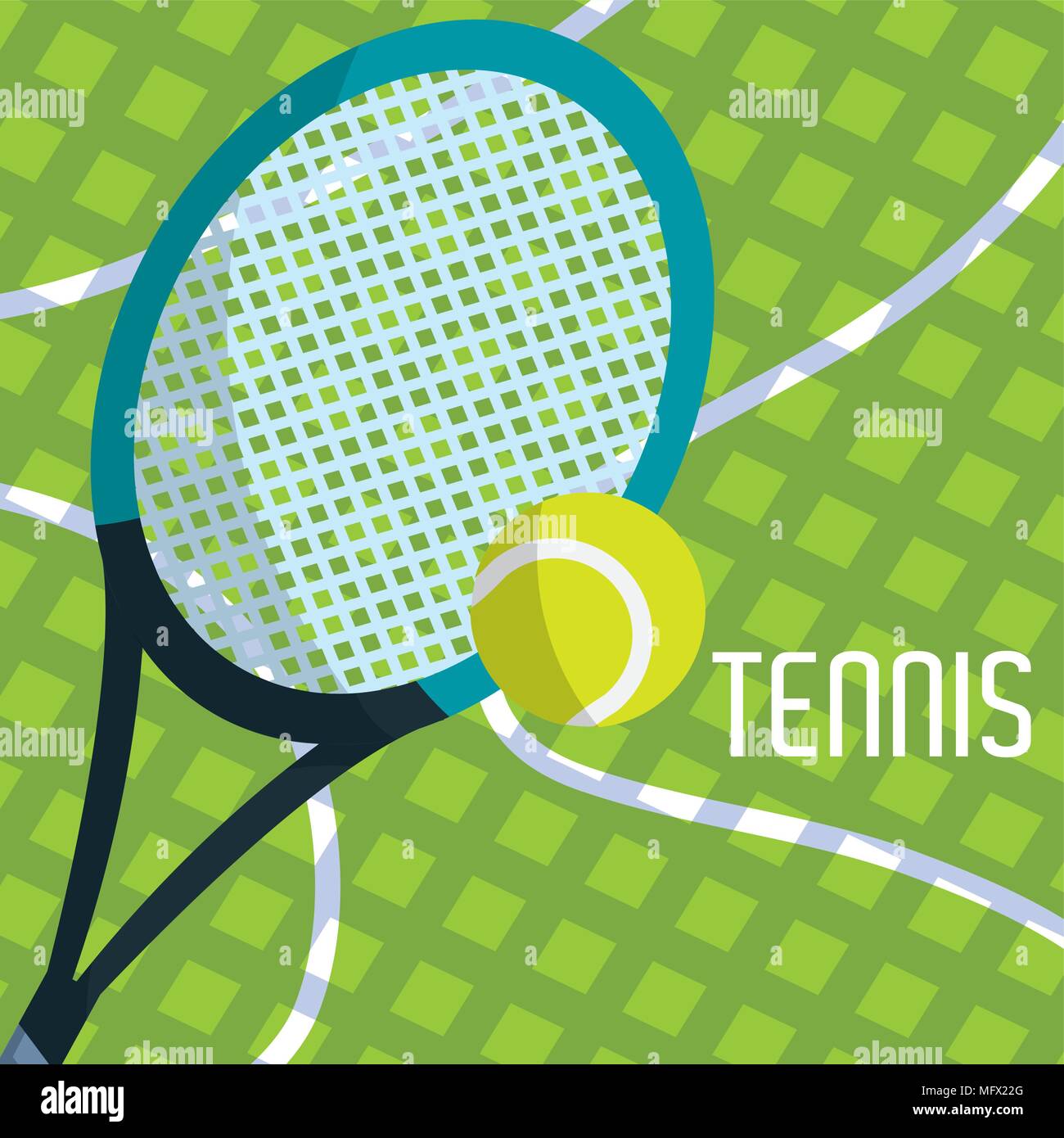 Tennis racket and ball Stock Vector Image & Art Alamy