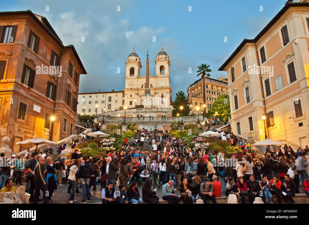 Piazza di Spagna. Rome, Italy Stock Photo