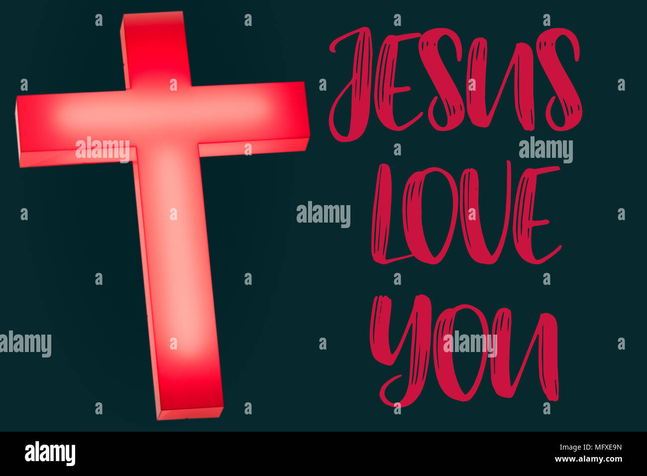 photo Jesus Loves You Images Hd https www alamy com red cross icon with text jesus loves you christian cross sign image181905521 html