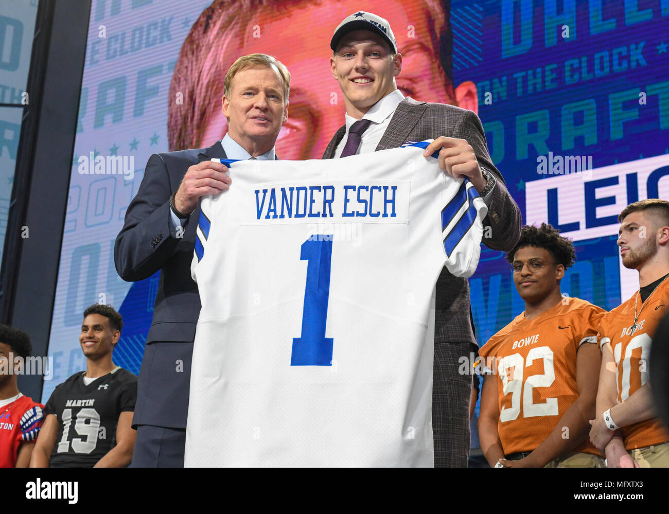 April 26, 2018: Dallas Cowboys fans during the first round of the 2018 NFL  Draft at AT&T Stadium in Arlington, TX Albert Pena/CSM Stock Photo - Alamy