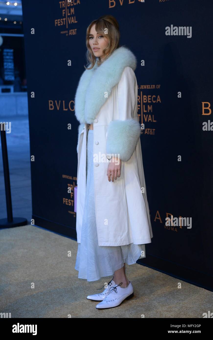 New York, NY, USA. 26th Apr, 2018. Suki Waterhouse at arrivals for