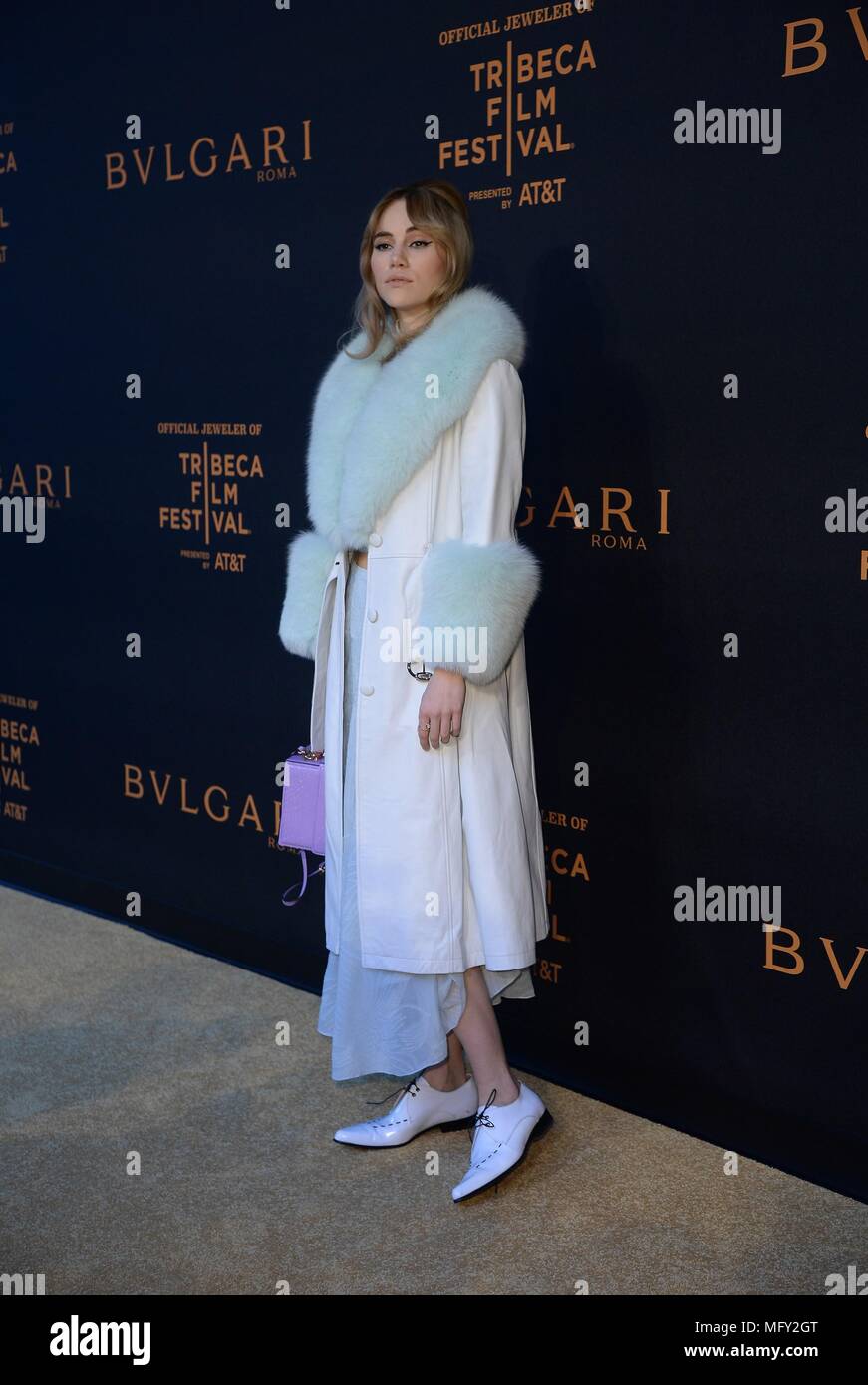 New York, NY, USA. 26th Apr, 2018. Suki Waterhouse at arrivals for