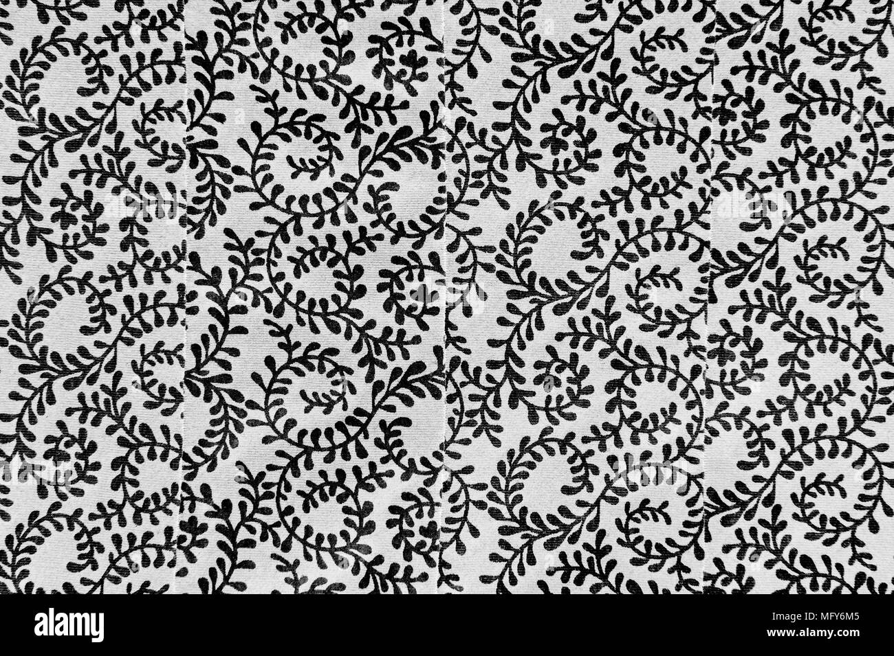 Pattern on cotton fabric Stock Photo Alamy