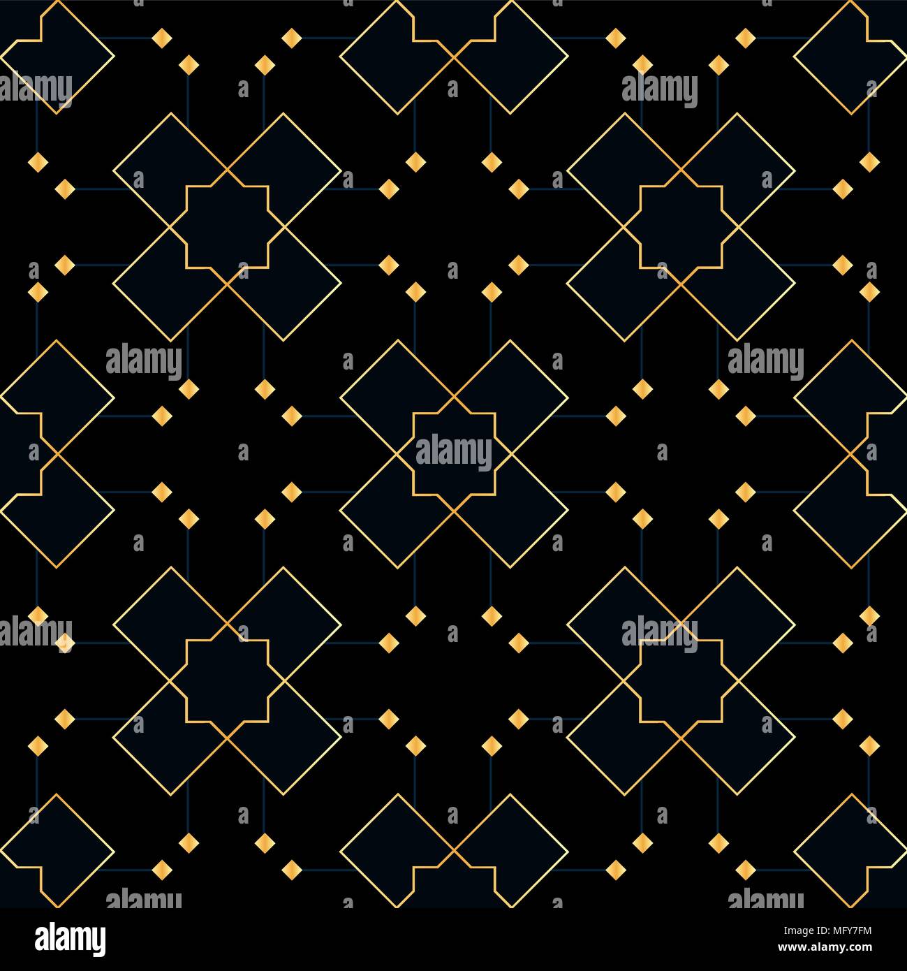 Seamless vector ornament in arabian style. Pattern for wallpapers and ...
