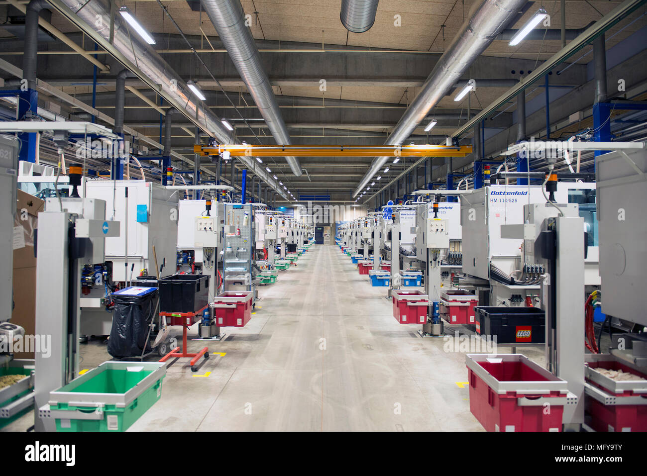 LEGO production factory in Billund Stock Photo