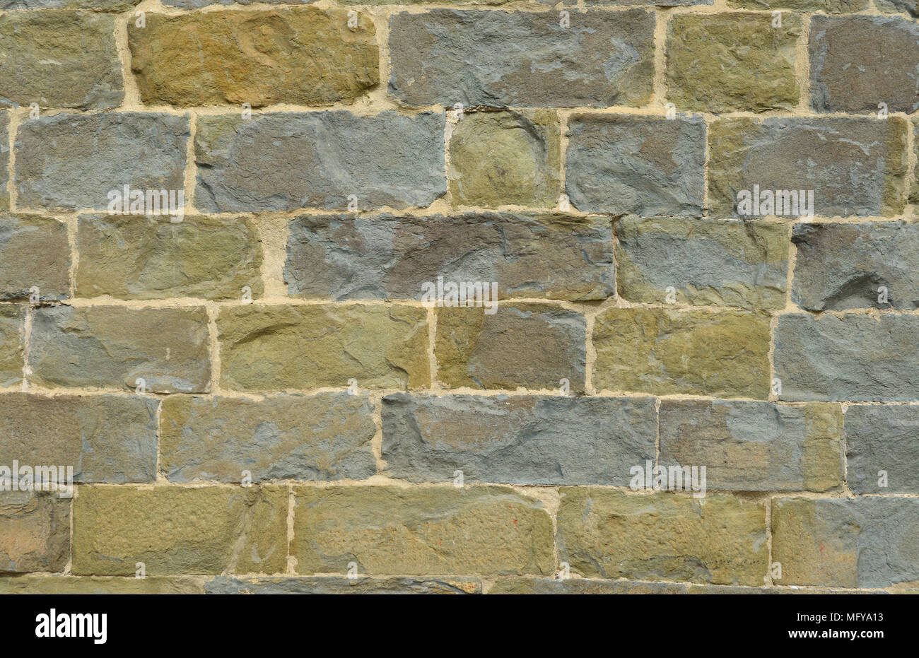 Old stone block wall background Stock Photo - Alamy