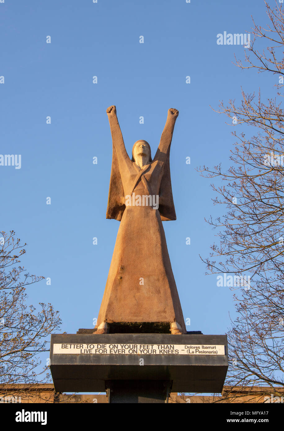 Spanish civil war memorial glasgow hires stock photography and images