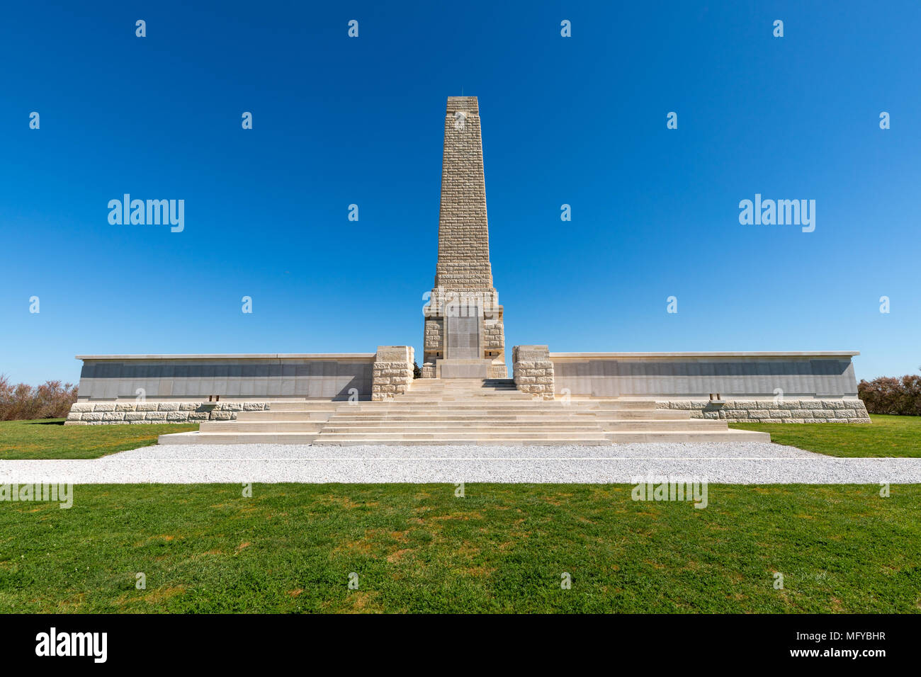 Cape Helles memorial, Turkey Stock Photo