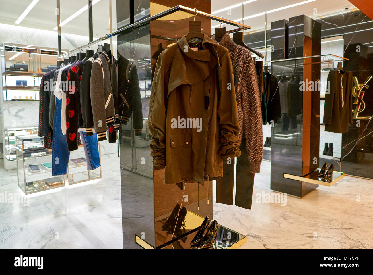 ROME, ITALY - CIRCA NOVEMBER, 2017: inside Louis Vuitton store at a second  flagship store of Rinascente in Rome. Louis Vuitton is a fashion house and  Stock Photo - Alamy