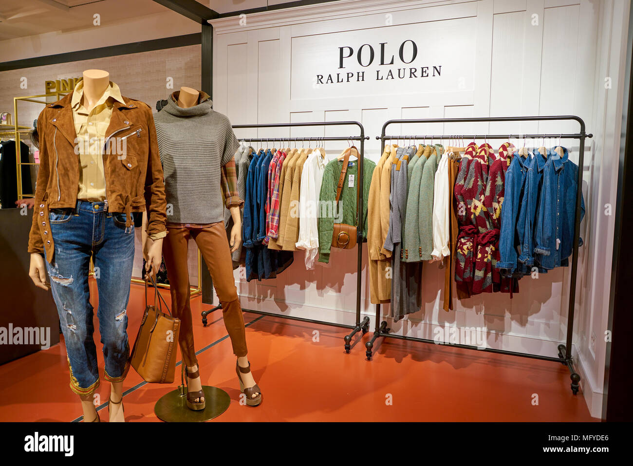 ROME, ITALY - CIRCA NOVEMBER, 2017: women's clothing on display at a second  flagship store of Rinascente in Rome Stock Photo - Alamy