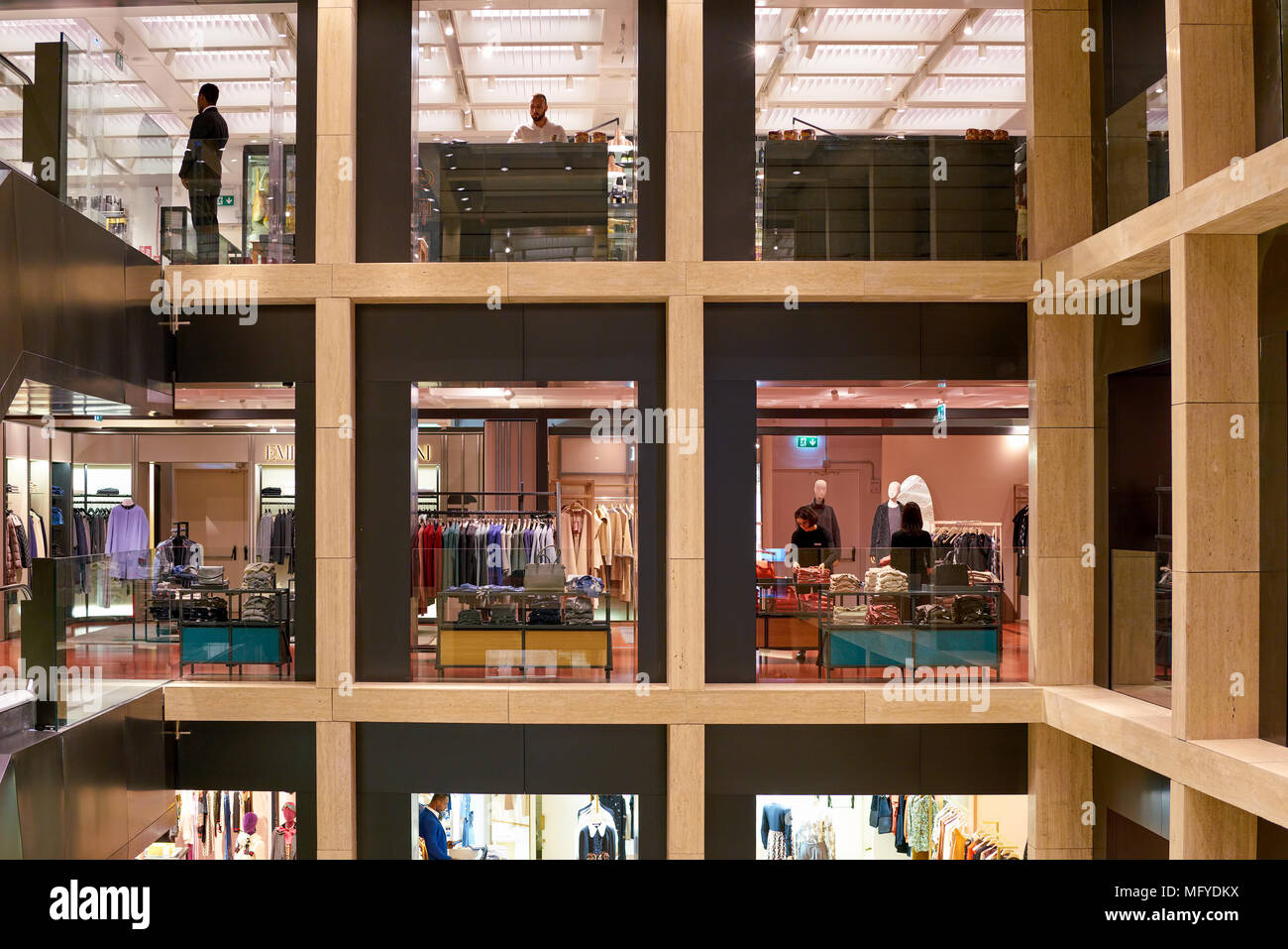 La Rinascente Roma ROME, ITALY - CIRCA NOVEMBER, 2017: inside a second flagship store of ...