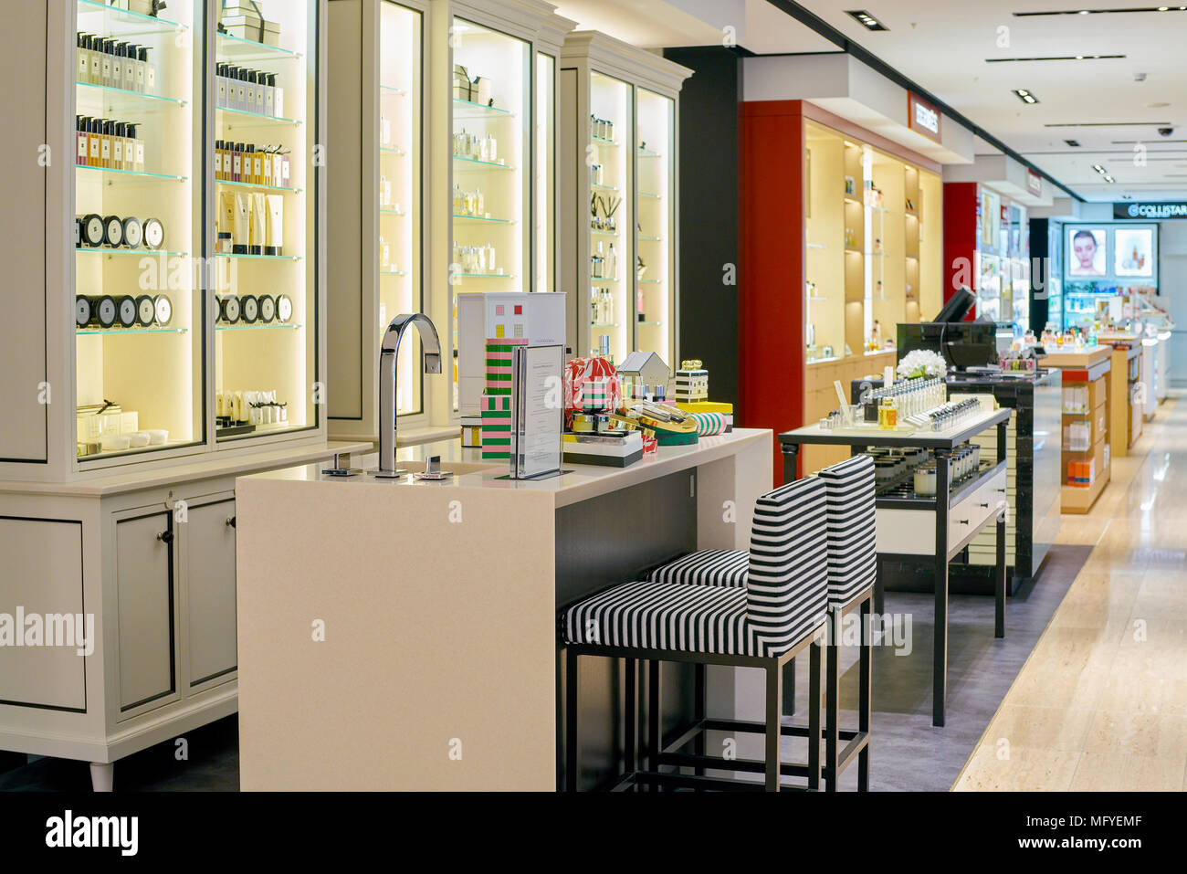 Rome Italy Circa November 2017 Jo Malone At A Second Flagship Store Of Rinascente In Rome Stock Photo Alamy