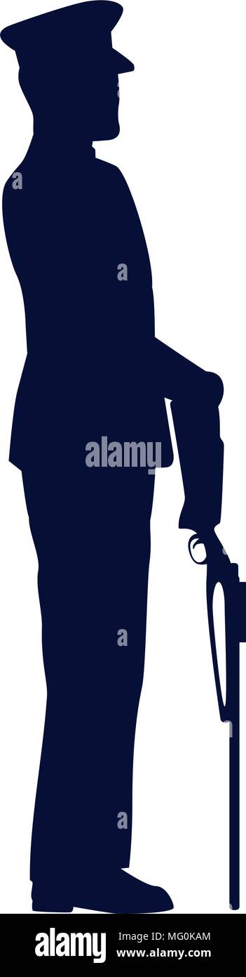 Police officer ceremonial uniform Stock Vector Images - Alamy