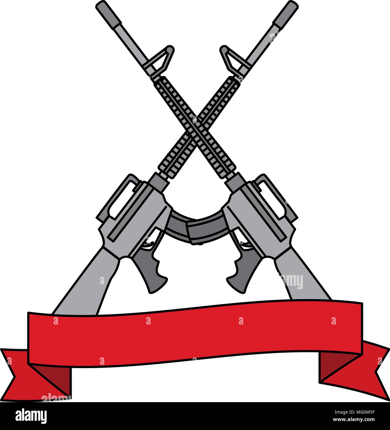 rifle war weapon icon vector illustration design Stock Vector Image ...