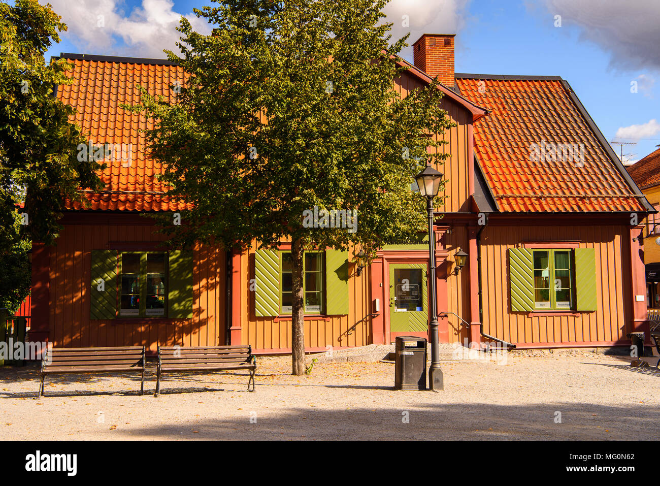 Architecture of Sigtuna, the oldest town in Sweden, having been founded